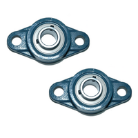 2x UCFL207/20 1-1/4"  bore 2-Bolt Flange Pillow Block Bearing Self Aligning