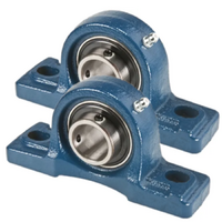 2x UCP205 25mm Pillow Block Bearing Self Aligning Bottom Foot Mount Housing