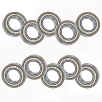 10x Bearings 6000 ZZ Metal Shielded Deep Grooved Radial Ball Bearing