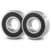 2x Bearings 6209-2RS DD VV Rubber Seals Deep Grooved Radial Ball Bearing 