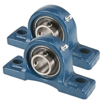 2x UCP201 12mm Pillow Block Bearing Self Aligning Bottom Foot Mount Housing