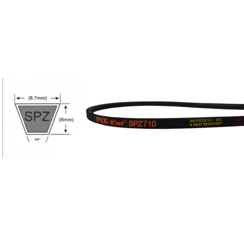 SPZ-0710 V-Belt SPZ-710