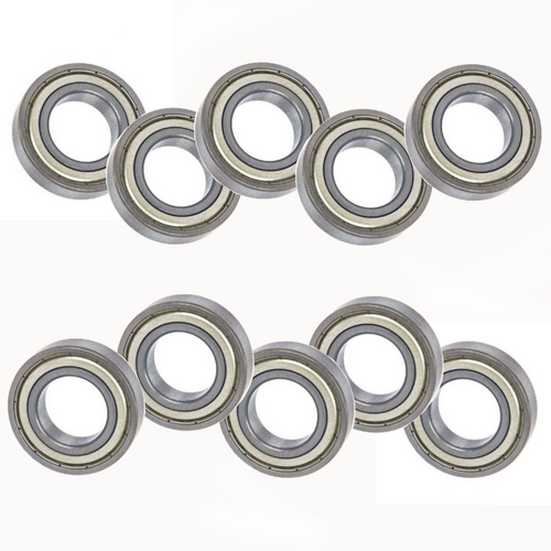 10x Bearings 6002 ZZ Metal Shielded Deep Grooved Radial Ball Bearing