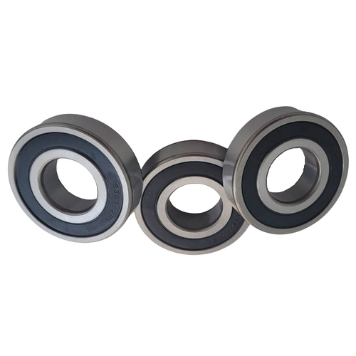 3x Bearings 6007-2RS DD VV Rubber Seals Deep Grooved Radial Ball Bearing