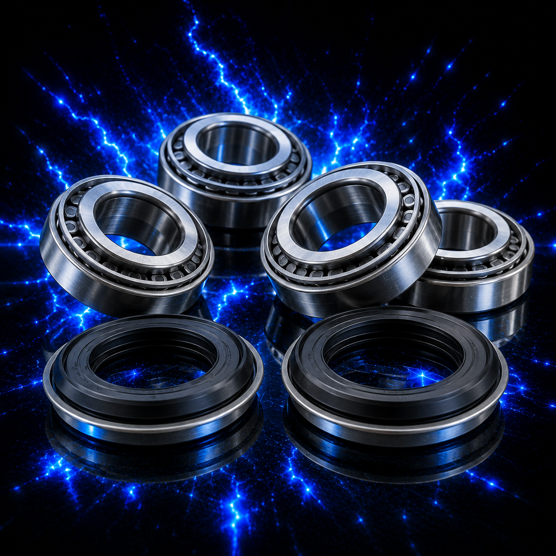Trailer wheel bearing kits
