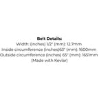 Belt replaces Ariens 07212400, 07215500, 7211300, 7212400, 7215500, 72169, 7216900