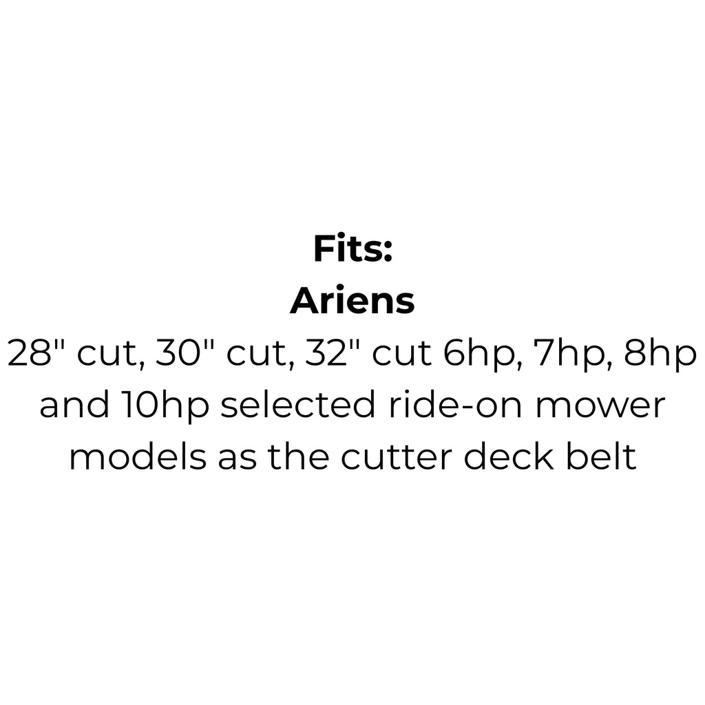 Belt replaces Ariens 07212400, 07215500, 7211300, 7212400, 7215500, 72169, 7216900