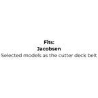 Belt replaces AYP 58406, Jacobsen 344218, 344219, 545593, Victa TM60377A, TM61627A, TM61637A, 754-0191