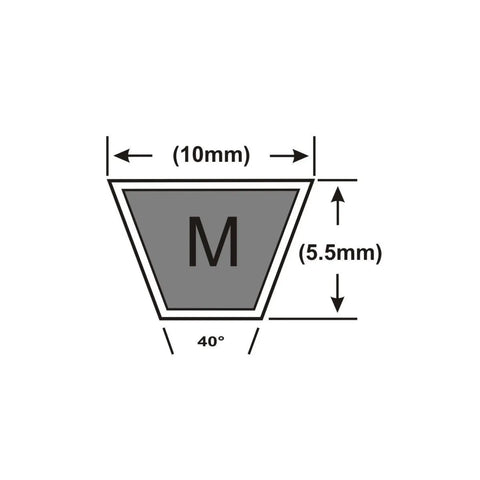 V-Belt M Section Vee belt All sizes M19 - M50 / Z19 - Z50 - Main