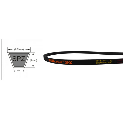 SPZ Section V-Belt Sizes SPZ-0630, SPZ-630 - SPZ3550