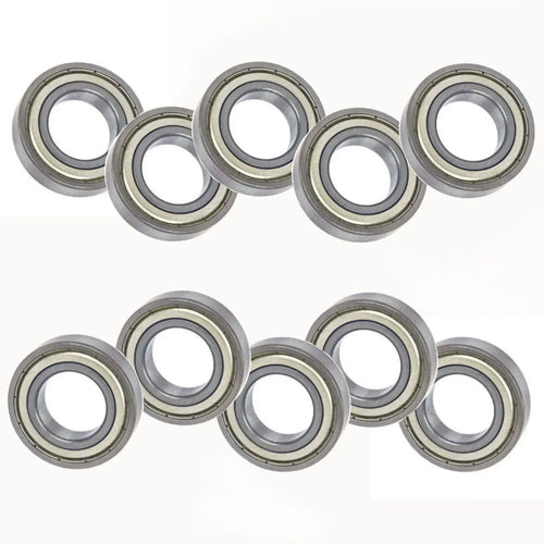 10x Bearings 6201 ZZ Metal Shielded Deep Grooved Radial Ball Bearing