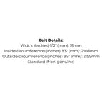 Belt Replaces Cox V39, Rover Rancher A07641 or Victa 754-0266 and 954-0266