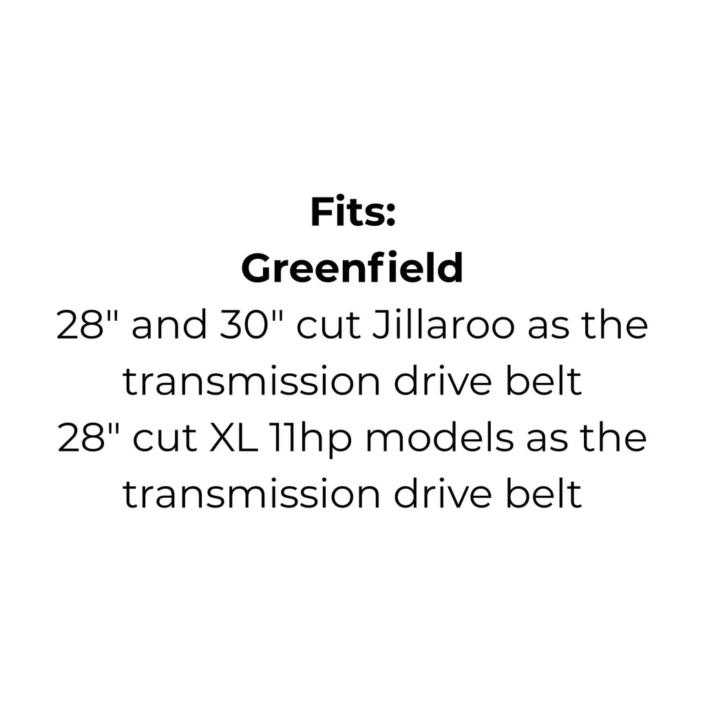 Belt Replaces Greenfield GT94 Transmission Drive Belt