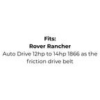 Belt Replaces Rover A12096 or John Deere GX20006 Transmission Drive Belt