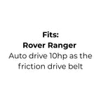 Belt Replaces Greenfield GT120 or Rover Ranger A12308 or A12202 Drive Belt