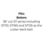 Belt Replaces Bolens 1746823 36" cut ST series