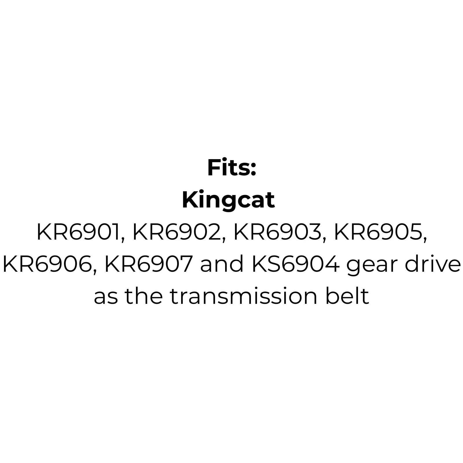 Belt Replaces Greenfield GT370 or Kingcat V29