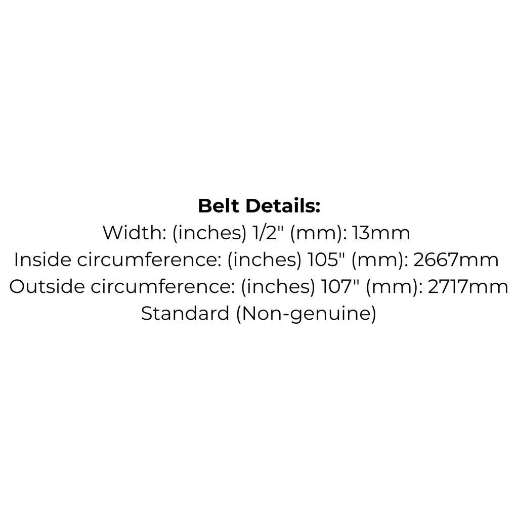 Belt Replaces Greenfield GT370 or Kingcat V29 - Alt 6