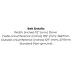 Belt Replaces Greenfield GT370 or Kingcat V29 - Alt 6
