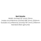 Belt Replaces Kingcat V26 or Victa as the Hydro Belt - Alt 6