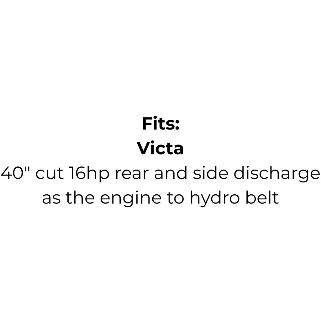 Belt Replaces Kingcat V26 or Victa as the Hydro Belt