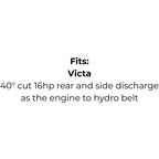 Belt Replaces Kingcat V26 or Victa as the Hydro Belt