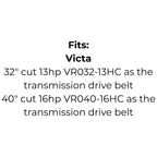Belt Replaces Victa VC-28002 Transmission Drive Belt