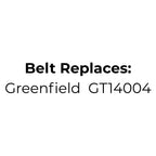 Belt Replaces Greenfield GT14004 as Transmission Belt