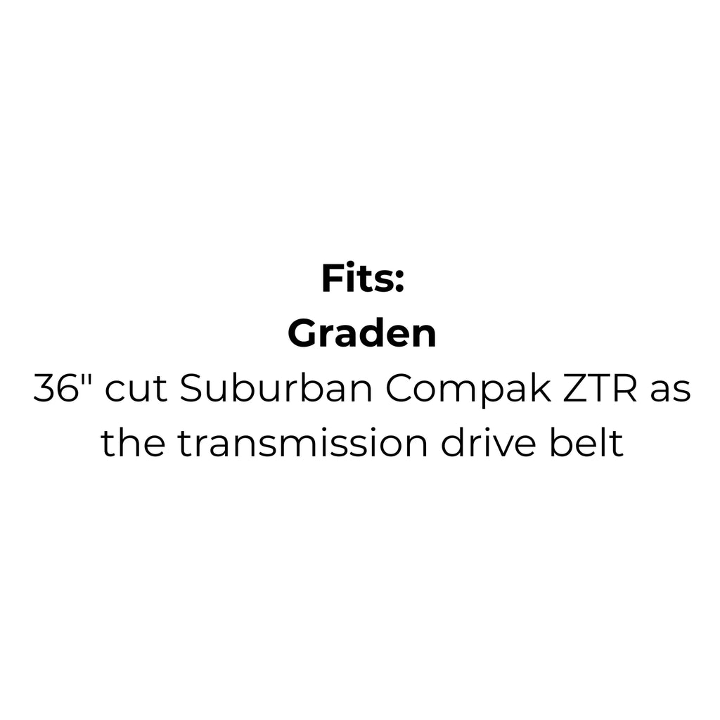 Belt Replaces Victa RD17845A or Graden
