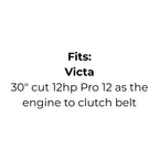 Belt Replaces Victa RD17845A or Graden