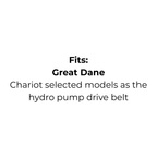 Belt Replaces Great Dane D28030 or Toro 109428
