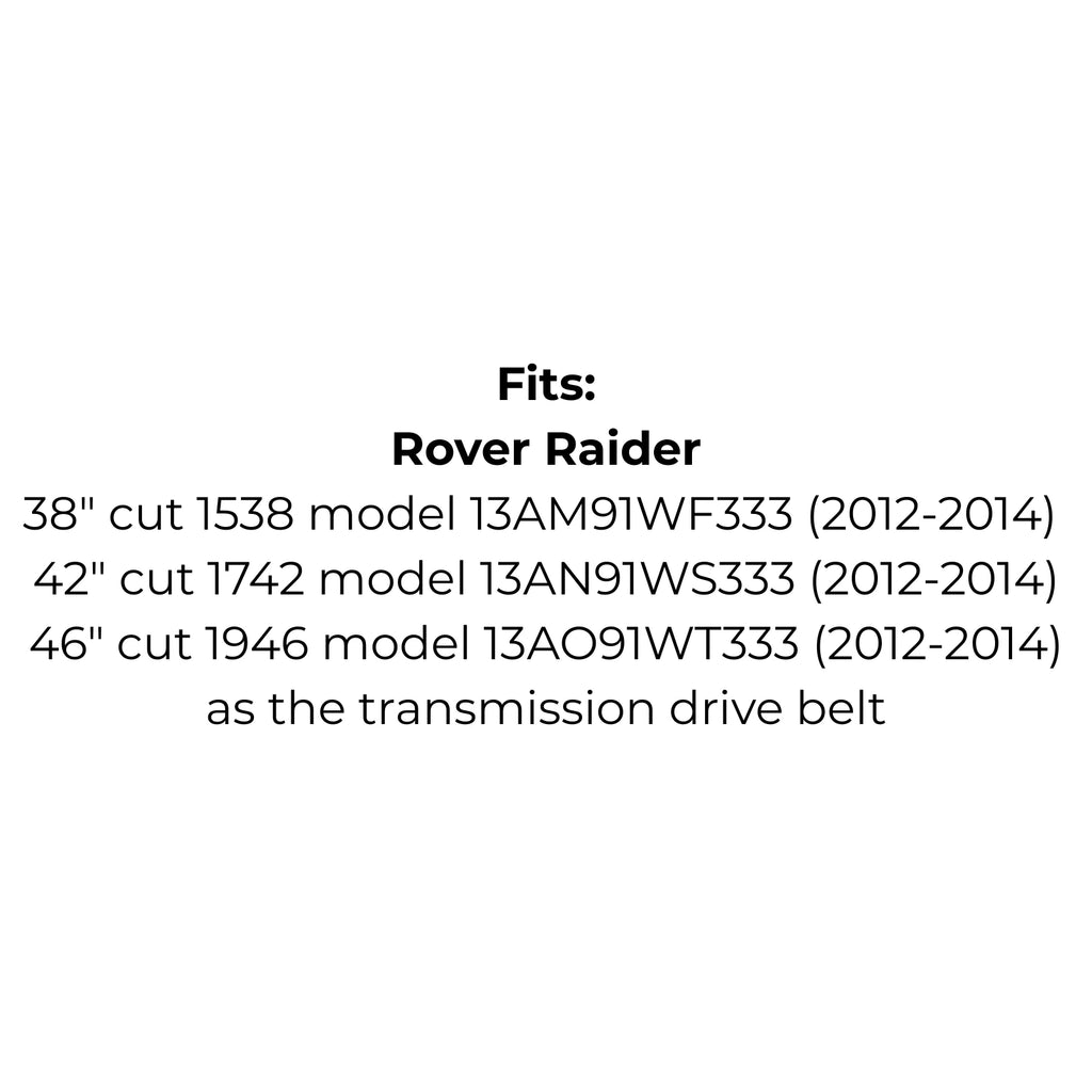 Belt Replaces Bolens 1739080, Craftsman 754-04207 954-04207, Cub Cadet 754-0640 9540640 incl MTD 754-0349 954-0349 Rover 754-04207 and 954-04207