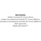 Belt Replaces Bolens 1739080, Craftsman 754-04207 954-04207, Cub Cadet 754-0640 9540640 incl MTD 754-0349 954-0349 Rover 754-04207 and 954-04207