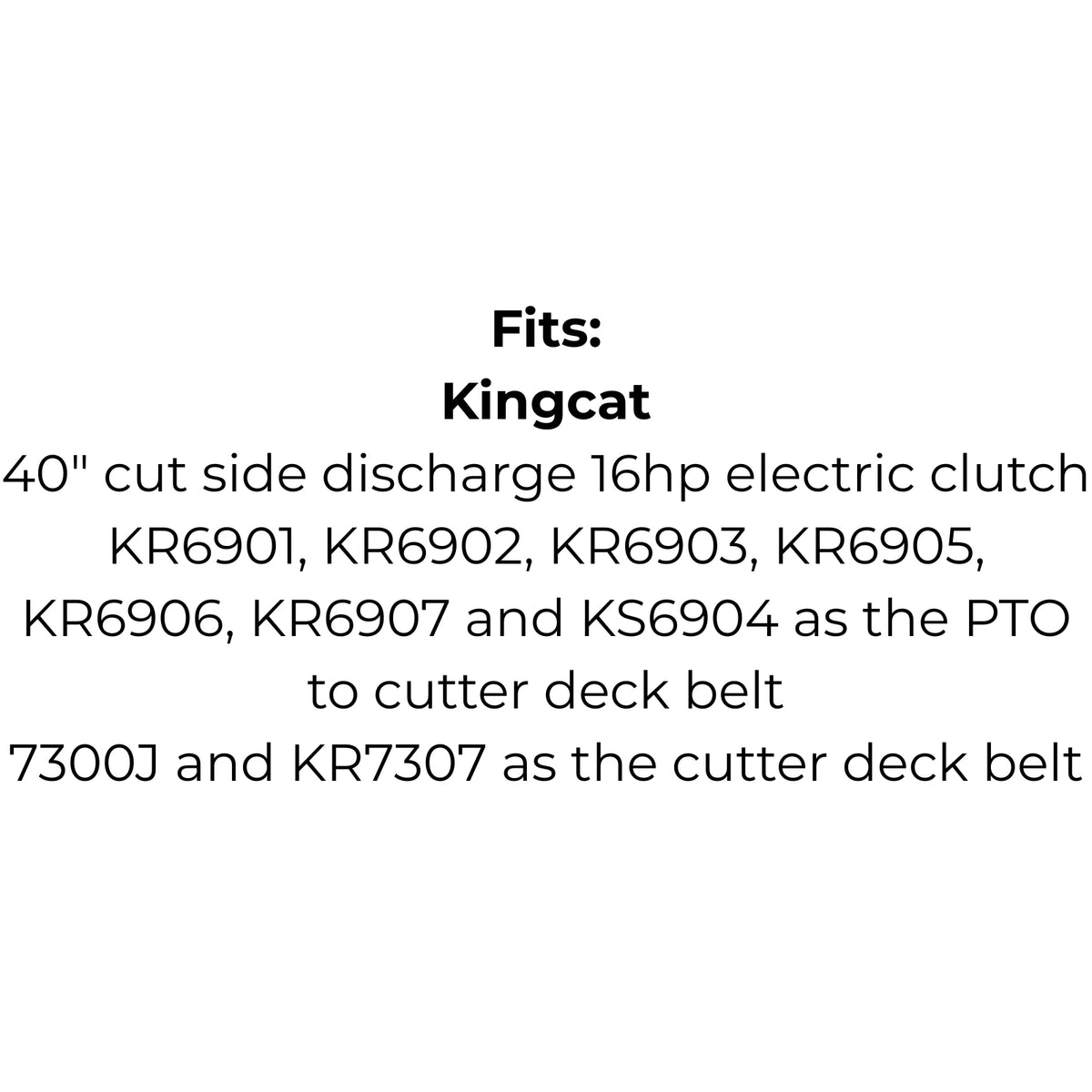 Belt Replaces Cox V28, V04 and SV04, Kingcat V28 or Murray 314572