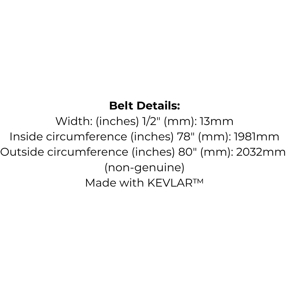 Belt Replaces Cox V28, V04 and SV04, Kingcat V28 or Murray 314572