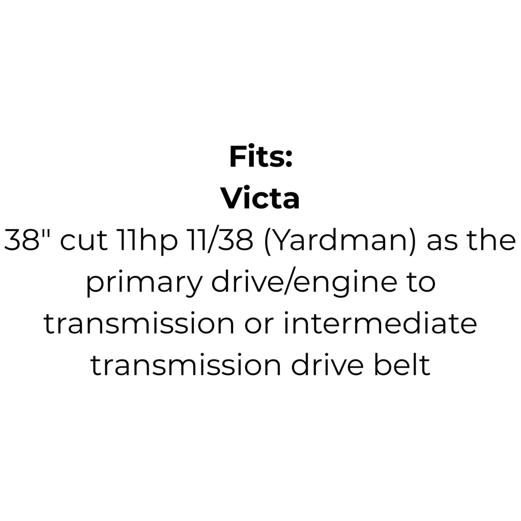 Belt Replaces Murray 338017, MTD754-0266 or 954-0266, Victa 754-0266 or 954-0266 or Stihl-Viking 7004 872 1005 or 6121 033 8017