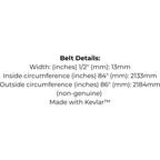 Belt for Cub Cadet 754-3027 954-3027, John Deere M126009, Murray 37x80-MA 37x89-MA 710217 7101748YP Rover A12859 37x89-MA 710217 7101748YP, Toro 6738