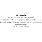 Belt Replaces AYP 131290 or 144200, Husqvarna 532 13 12-90 or 532 14 42-00, John Deere M83837 or Victa NR314120