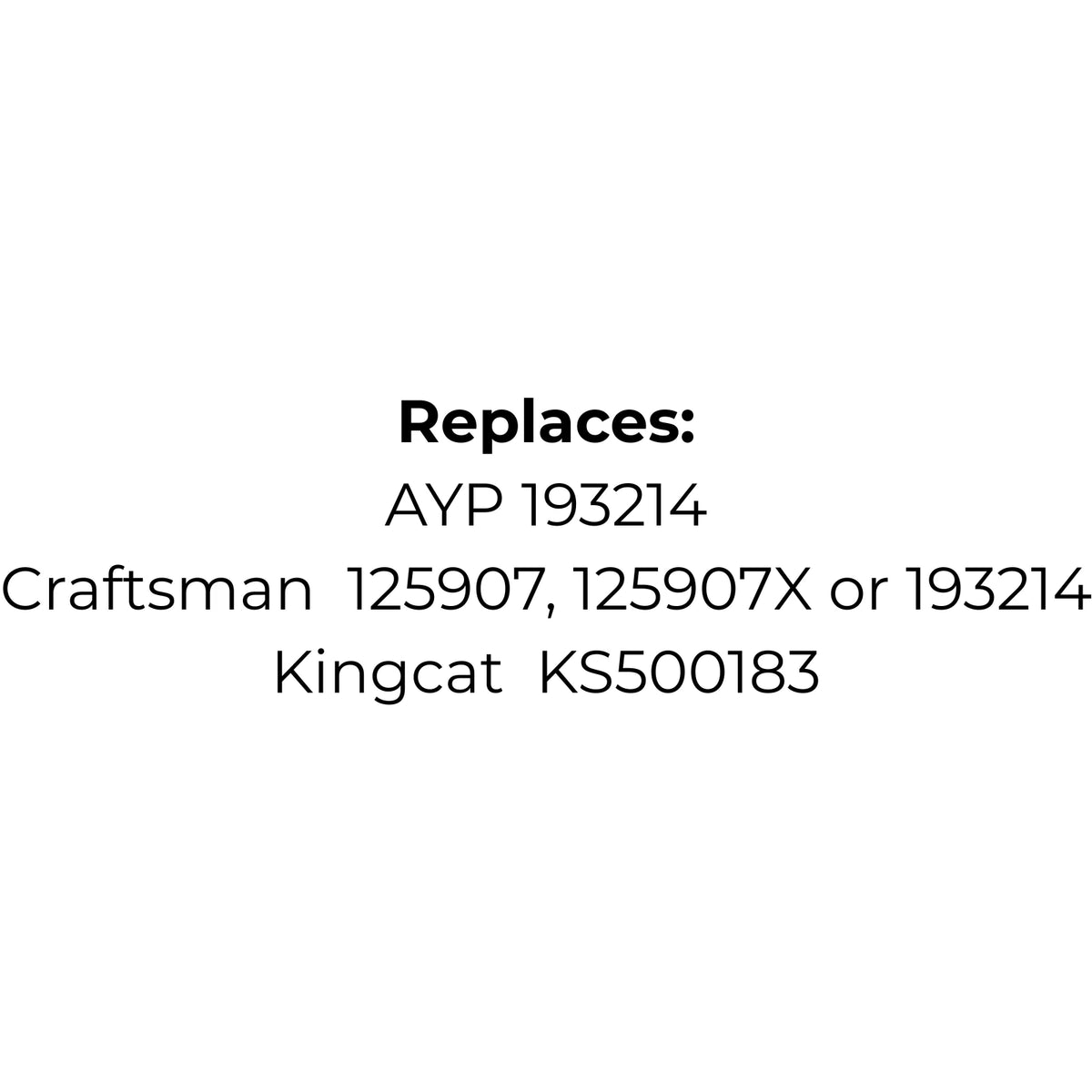 Belt for AYP 193214, Craftsman 125907-X 193214, Kingcat KS500183