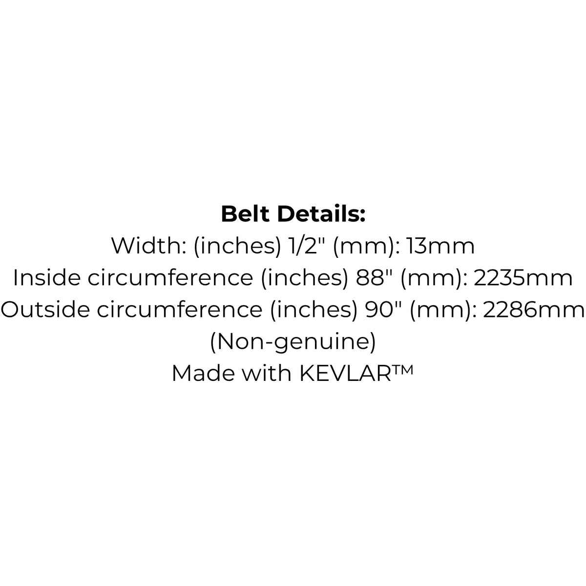 Belt for AYP 193214, Craftsman 125907-X 193214, Kingcat KS500183