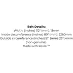 Belt Replaces Bolens 1751597, Cub Cadet 754-3024, 954-3024 or 02000653 or Murray 37x75 or 037x75
