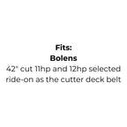 Belt Replaces Bolens 1728133 or Toro 111435