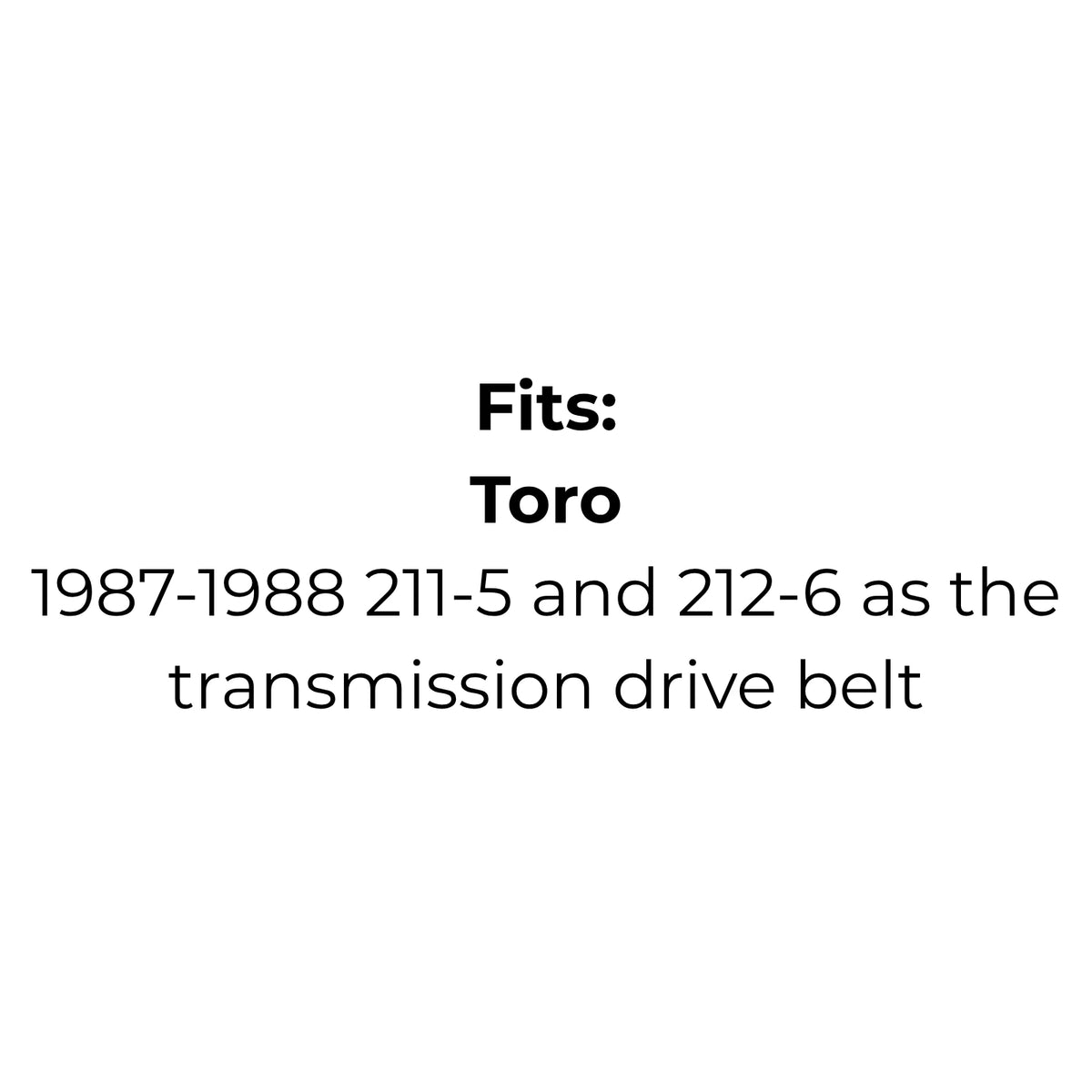 Belt Replaces Bolens 1728133 or Toro 111435