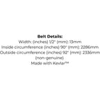 Belt Replaces Bolens 1728133 or Toro 111435
