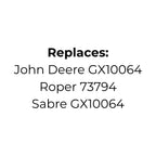 Belt Replaces John Deere or Sabre GX10064 or Roper 73794