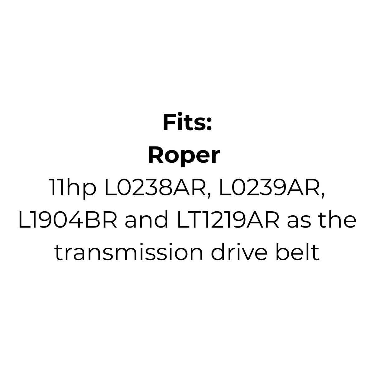 Belt Replaces John Deere or Sabre GX10064 or Roper 73794