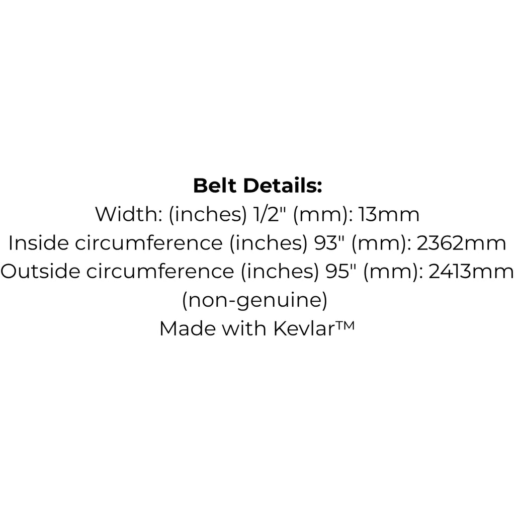 Belt Replaces Bolens 1741568, Craftsman 138255, Husqvarna   5321308-01, 5321382-55 or 5321608-55 or McCulloch 5321308-01