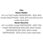 Belt Replaces Craftsman, Cub Cadet, MTD, Rover 754-04060, 954-04060, 754-04060B, 954-04060B or Sabre GX10851 or GX10065