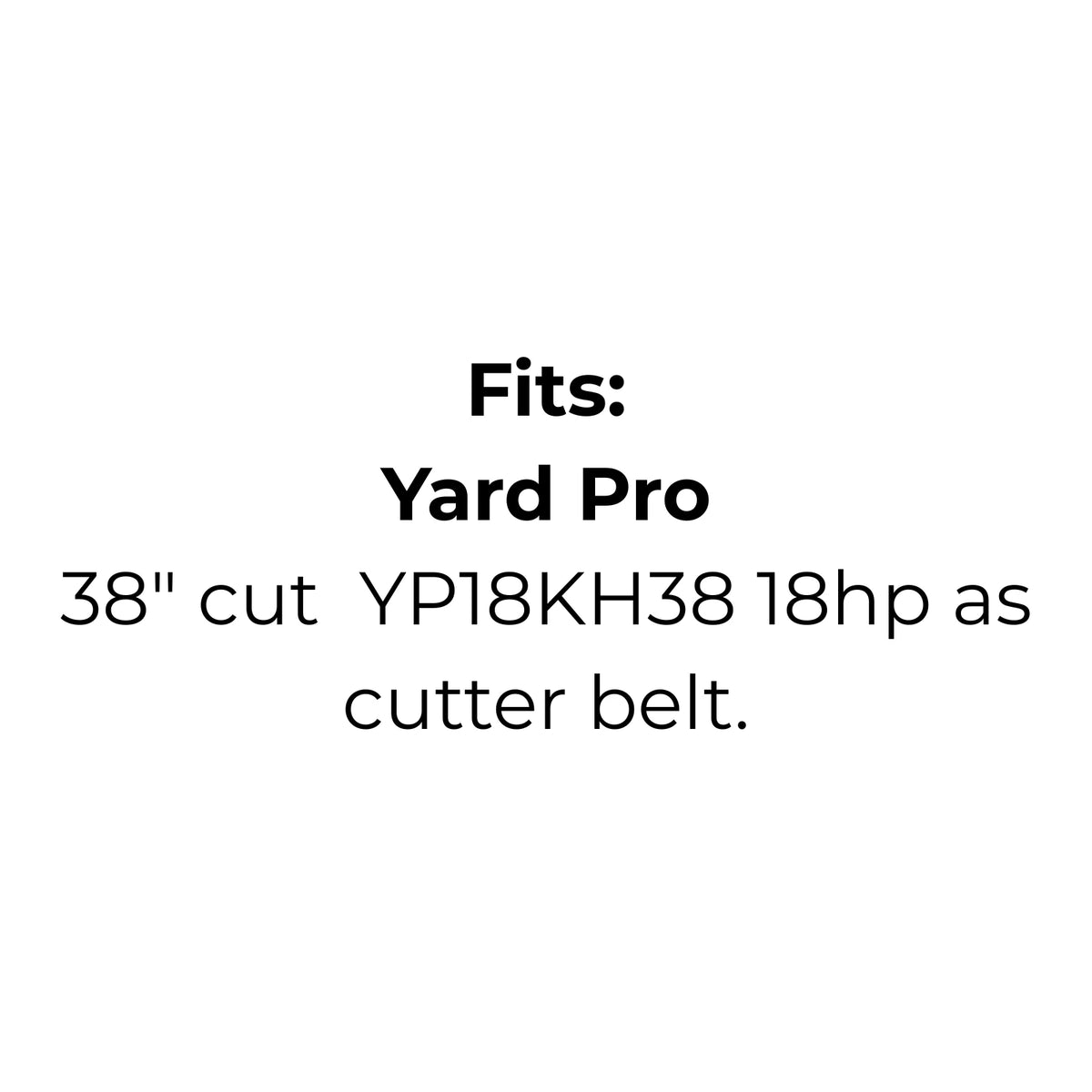 Belt Replaces Husqvarna, Dixon, Poulan Pro or Yard Pro 532 40 83-81