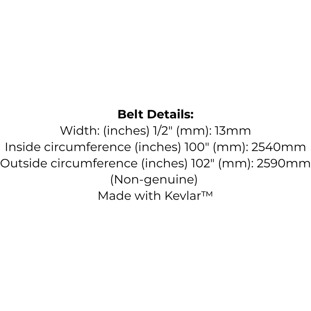Belt Replaces John Deere M110978 or M41960, Bolens 1820400 or Mcculloch 532429636